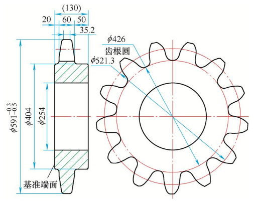 【兆恒機械】滲碳齒部有嚴(yán)重的貫穿型裂紋，何原因？