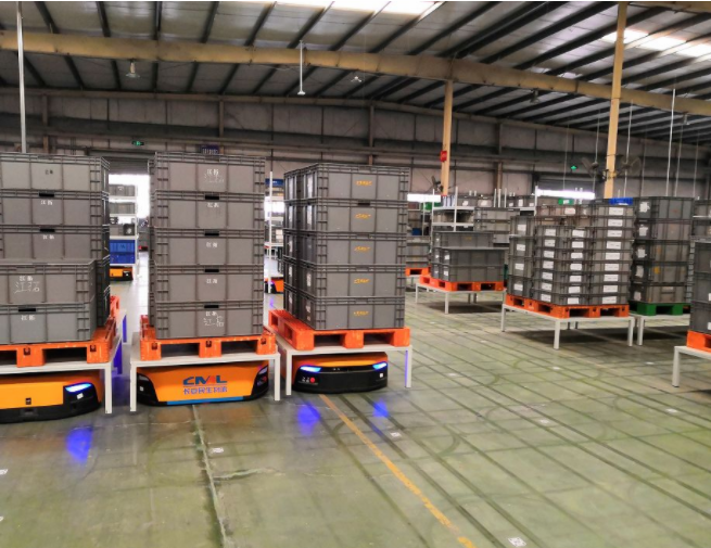 【兆恒機(jī)械】汽車零部件物流無(wú)人倉(cāng)庫(kù)爆光，震撼